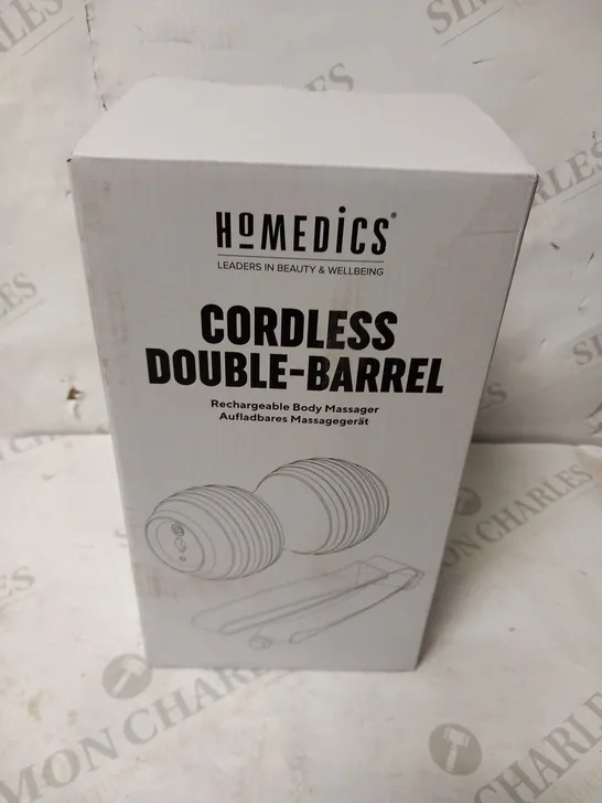 BOXED HOMEDICS CORDLESS DOUBLE-BARREL SP-180JQVD-EU2