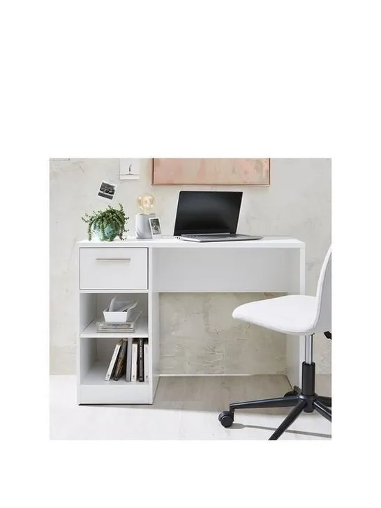 BOXED NEW METRO DESK IN WHITE - COLLECTION ONLY RRP £118