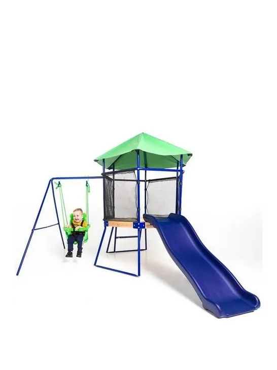 BOXED SPORTSPOWER TODDLER SWING, CLIMBER & STAND (2 BOXES) RRP £199.99