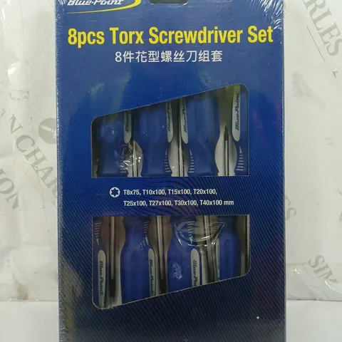 BOXED AND SEALED BLUE-PRINT 8pcs TORX SCREWDRIVER SET