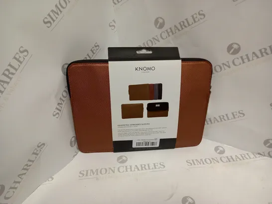 APPROXIMATELY 13 BRAND NEW KNOMO GEOMETRIC EMBOSSED SLEEVE IN COPPER FOR MACBOOK TWELVE INCH AND ULTRABOOKS   