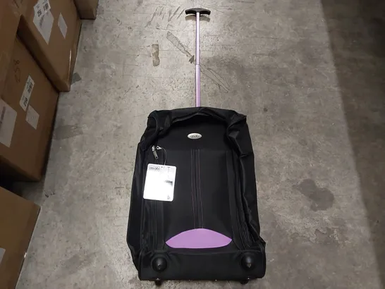 BAGGED ASAB BLACK/PURPLE SUITCASE - 52x34x18cm (1 ITEM)