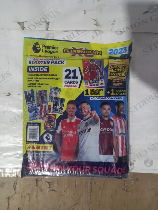 PANINI ADRENALYN PREMIER LEAGUE TRADING CARD GAME BINDER AND CARD PACK