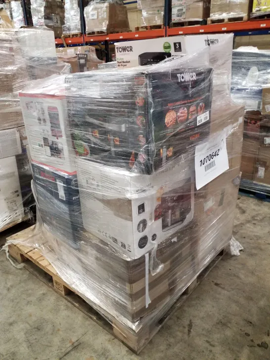 PALLET OF APPROXIMATELY 17 UNPROCESSED RAW RETURN HOUSEHOLD AND ELECTRICAL GOODS TO INCLUDE;