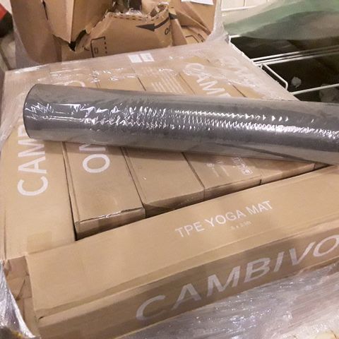 PALLET OF 24 BRAND NEW BOXED CAMBIVO YOGA MAT 183 X 81 X 0.8CM
