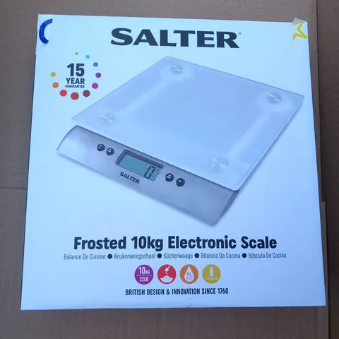 2 BOXED SALTER STAINLESS STEEL ELECTRONIC KITCHEN SCALE 