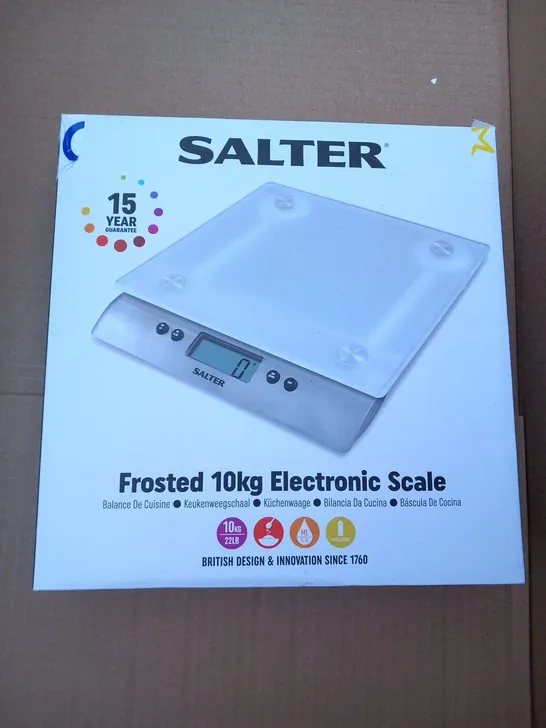 2 BOXED SALTER STAINLESS STEEL ELECTRONIC KITCHEN SCALE 