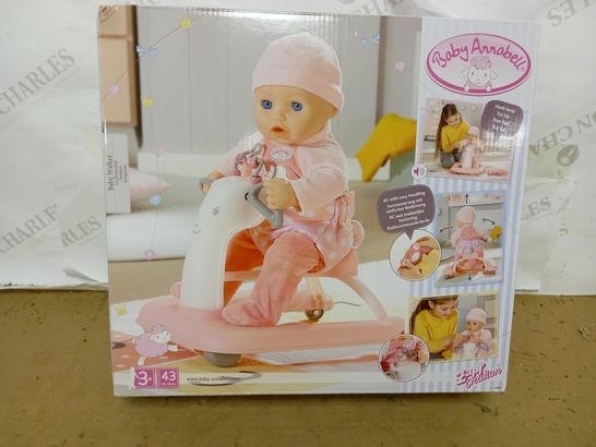 BOXED BABY ANNABELL BABY WALKER RRP £47.99