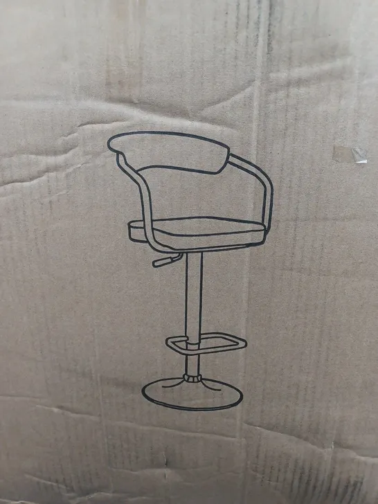 BOXED NEW TEXAS BAR STOOL GREY RRP £55.99