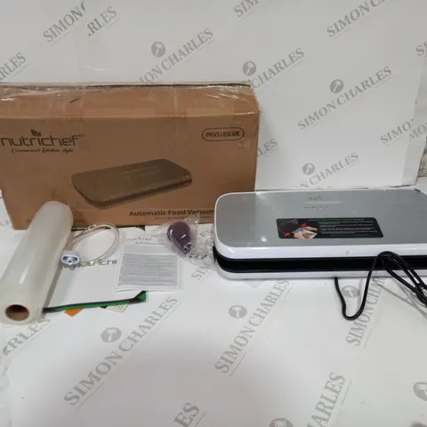 NUTRICHEF PKVS18SLUK AUTOMATIC FOOD VACUUM SEALER