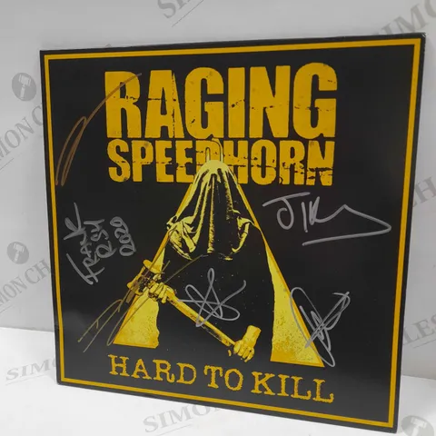 RAGING SPEEDHORN HARD TO KILL SIGNED VINYL ALBUM