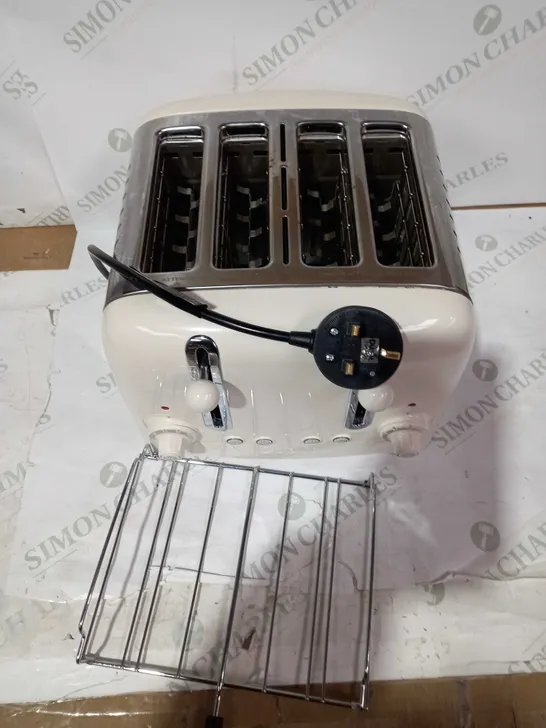 DUALIT WHITE 4 SLICE TOASTER 