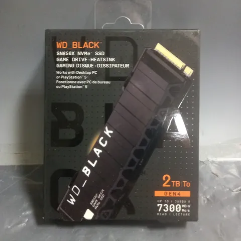 SEALED WD_BLACK SN850X NVME SSD - 2TB