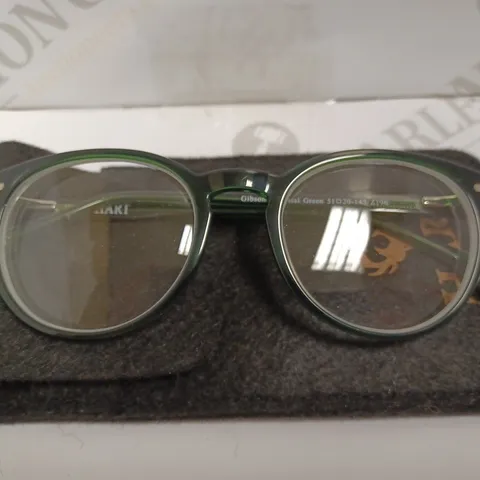 HART GIBSON GREEN/CYRSTAL PRESCRIPTION GLASSES