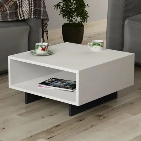 BOXED SLED COFFEE TABLE WITH STORAGE (1 BOX)