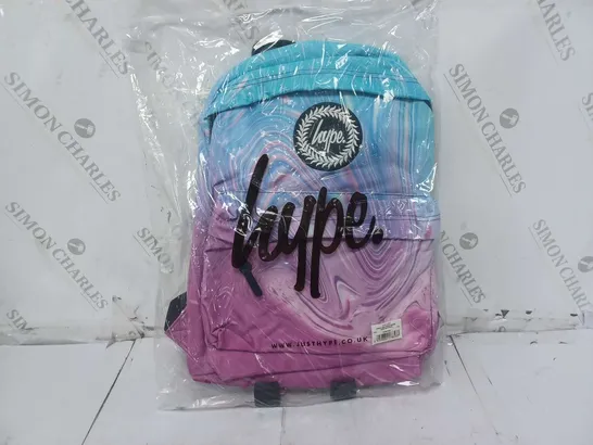 HYPE UNISEX TEAL PURPLE CREST BACKPACK