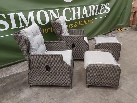 BRAND NEW MANHATTAN RECLINER SOFA SET IN GREY 