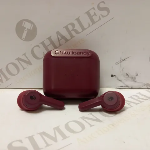 SKULLCANDY TRUE WIRELESS HEADPHONES SESH BUILT-IN MICROPHONE, DEEP RED, IN-EAR