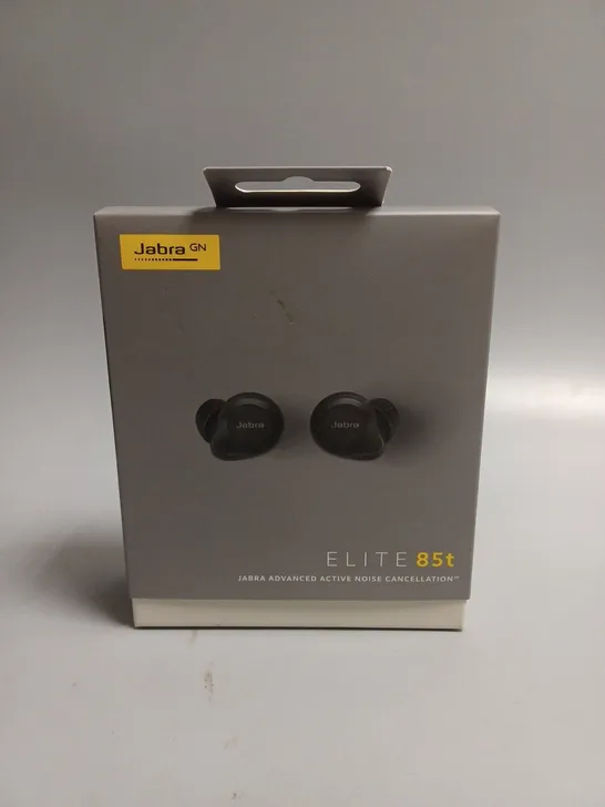 BOXED SEALED JABRA ELITE 85T ACTIVE NOISE CANCELLING WIRELESS EARPHONES IN BLACK 