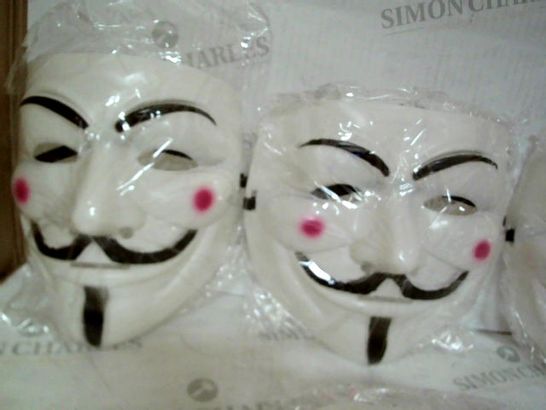 LOT OF 4 V FOR VENDETTA REPLICA MASKS