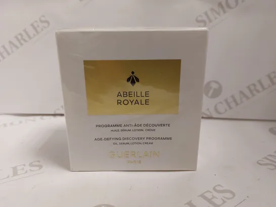 ABEILLE ROYALE AGE-DEFYING DISCOVERY PROGRAMME - OIL, SERUM, LOTION AND CREAM