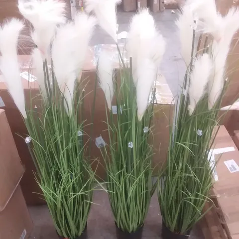 THREE BOXED LED PAMPASS GRASS ARTIFICIAL PLANTS