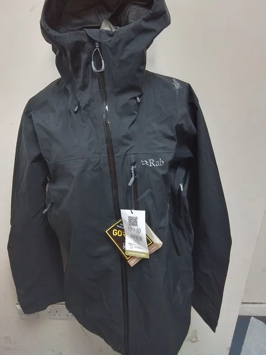 RAB ZANSKAR GTX JACKET IN BLACK - UK XL