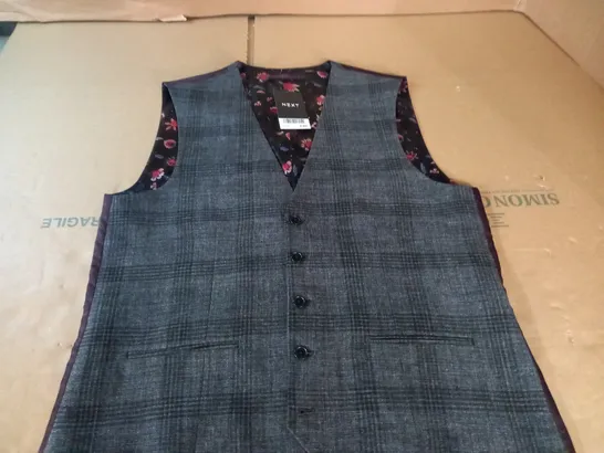 NEXT GREY WAISTCOAT - 42 R