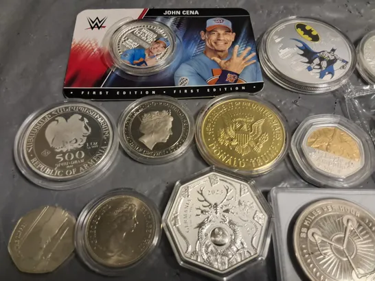 LOT OF ASSORTED COLLECTORS AND COMMERATIVE COINS 