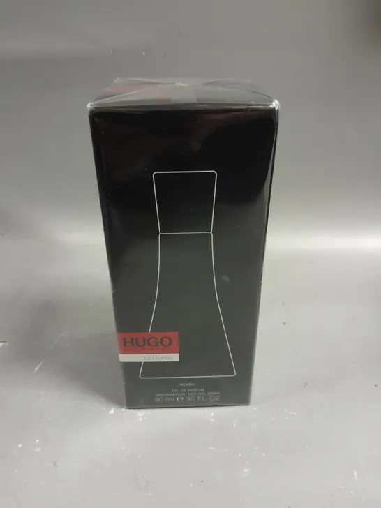 BOXED AND SEALED HUGO BOSS HUGO DEEP RED EAU DE PARFUM SPRAY 90ML 