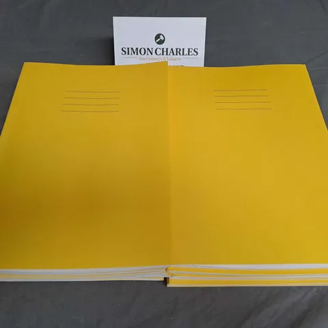 LOT OF 22 YELLOW 80-PAGE EXERCISE BOOKS 