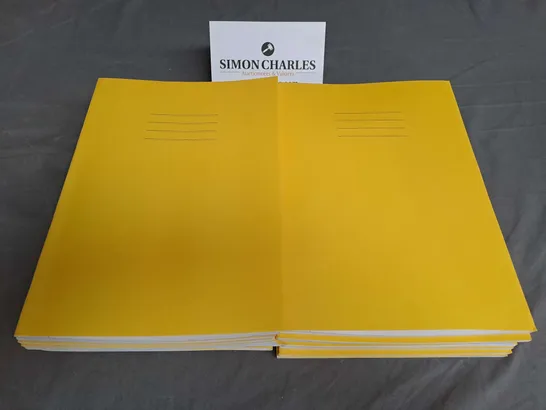 LOT OF 22 YELLOW 80-PAGE EXERCISE BOOKS 