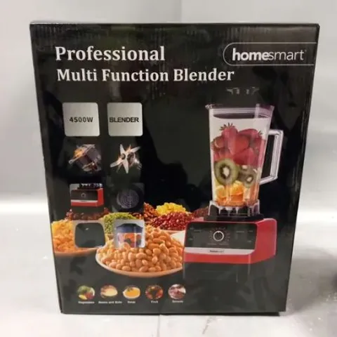 BRAND NEW BOXED HOMESMART - FOOD PROCESSOR AND BLENDER 4500 W (SIZE 20X21X49 CM) - BLACK