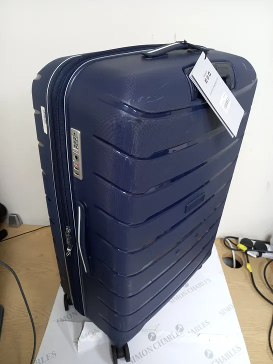 ROCK PRIME NAVY TROLLEY CASE