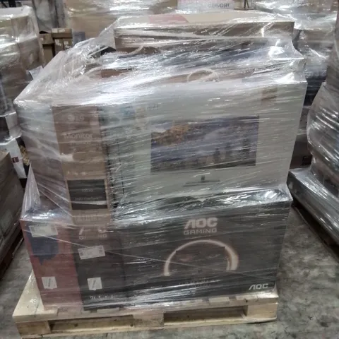 PALLET OF APPROXIMATELY 15 UNPROCESSED RAW RETURN MONITORS;