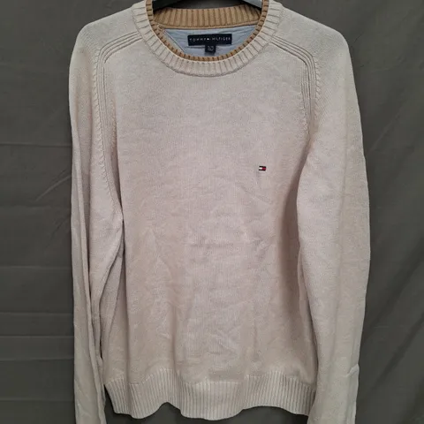 TOMMY HILFIGER JUMPER CREAM SIZE XL