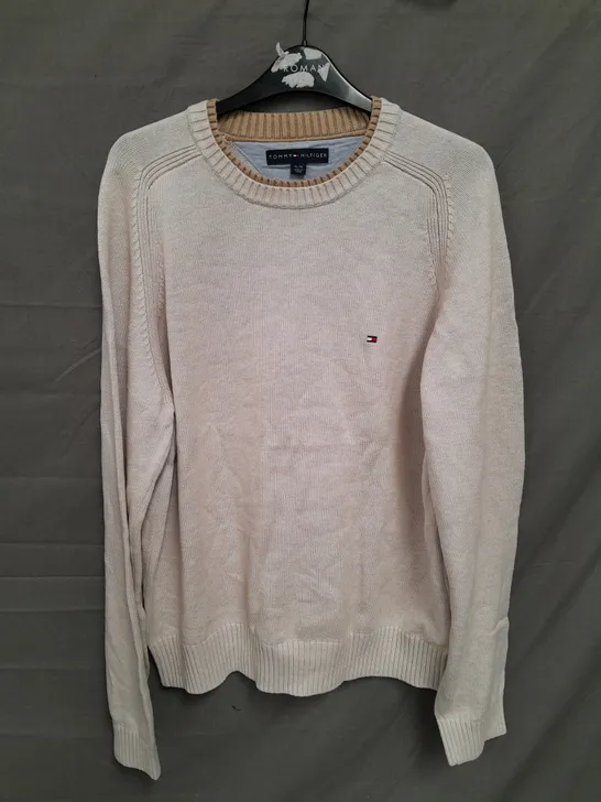 TOMMY HILFIGER JUMPER CREAM SIZE XL