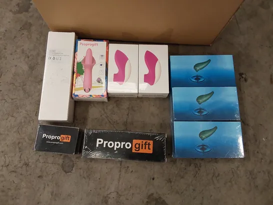 LOT OF BRAND NEW BOXED ITEMS INCLUDING ELECTRONIC MASSAGERS (1 BOX)