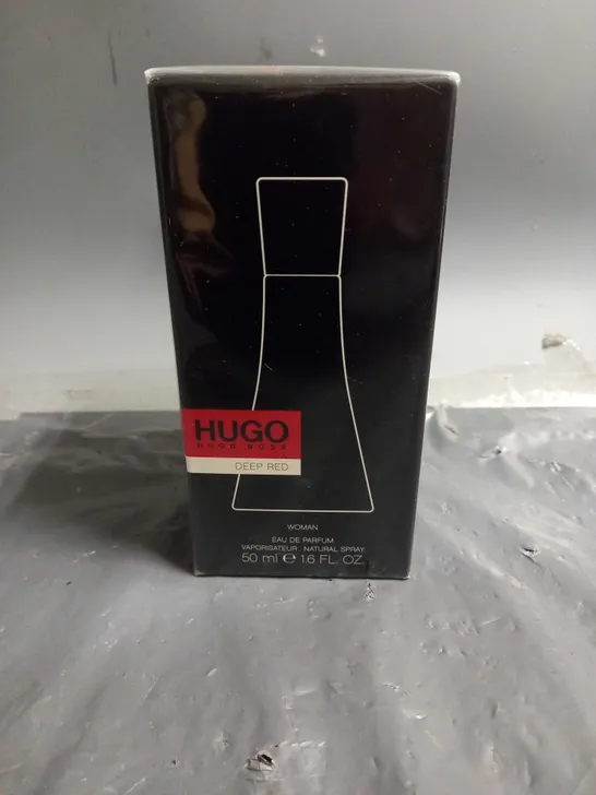 BOXED AND SEALED HUGO BOSS "DEEP RED" WOMAN EAU DE PARFUM 50ML