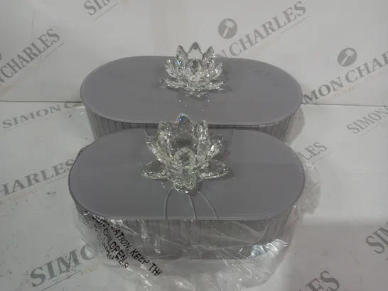 JM BY JULIEN MACONDALD SET OF 2 TRINKET BOXES