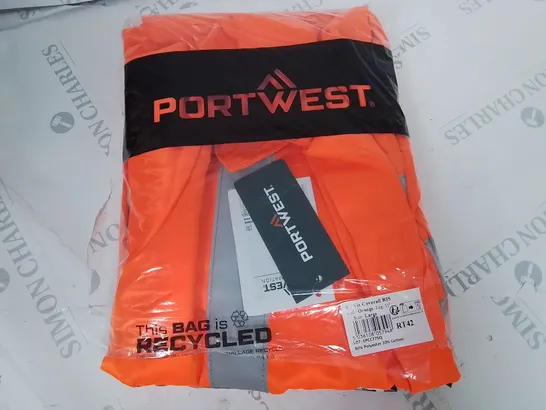 PORTWEST HI-VIS COVERALLS IN LARGE LEG 31"