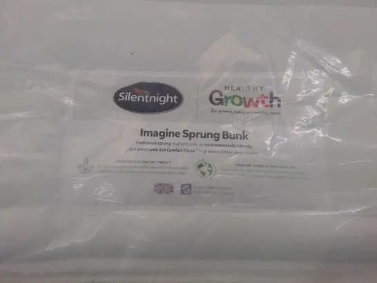 QUALITY BAGGED SILENTNIGHT HEALTHY GROW KIDS SPRUNG BUNK 2'6" MATTRESS