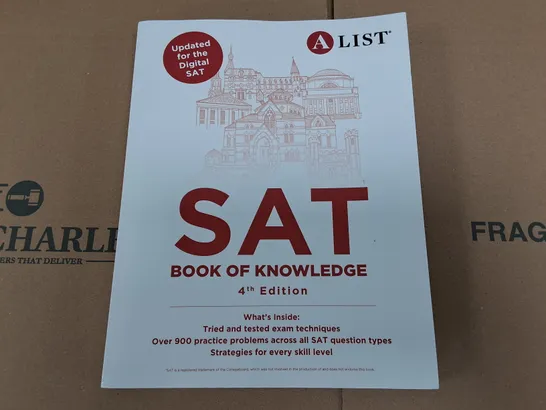 A-LIST SAT BOOK OF KNOWLEDGE 4TH EDITION