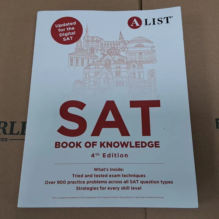ALIST SAT BOOK OF KNOWLEDGE 4TH EDITION 4867952Simon Charles Auctioneers