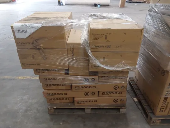 PALLET OF ASSORTED BOXED INCOMPLETE FURNITURE PARTS