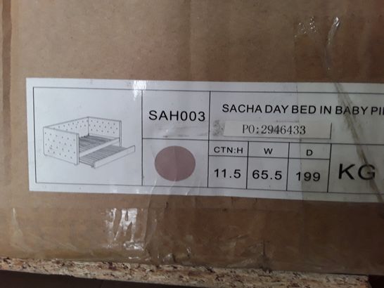 BOXED SAMCHA DAY BED IN PINK