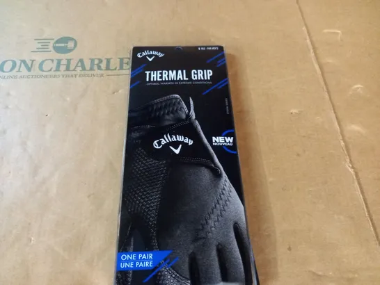 CALLAWAY THERMAL GRIP GLOVES - S REG PAIR