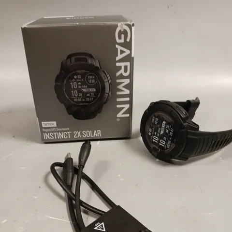 BOXED GARMIN INSTINCT 2X SOLAR GPS SMARTWATCH 