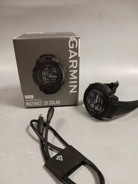 BOXED GARMIN INSTINCT 2X SOLAR GPS SMARTWATCH 