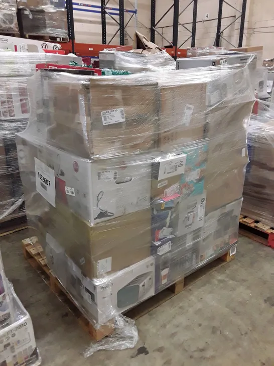 PALLET OF APPROXIMATELY 38 UNPROCESSED RAW RETURN HOUSEHOLD AND ELECTRICAL GOODS TO INCLUDE;